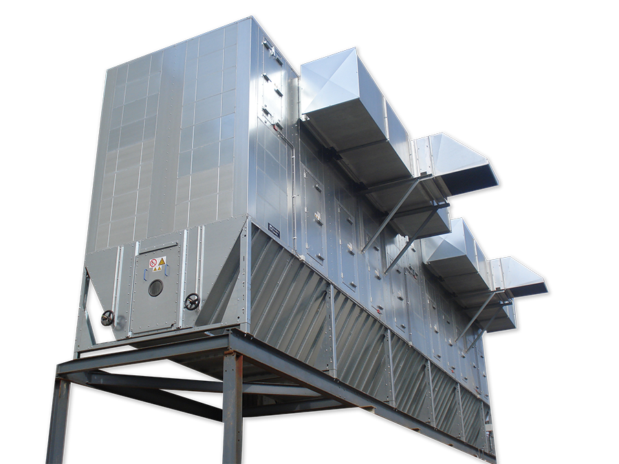 Extraction system Chain filter (up to 300,000 m³/h) Reinders