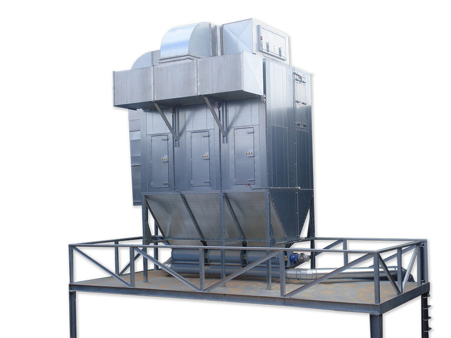 Extraction system - rotary valve (up to 35,000 m³/h) - Reinders ...